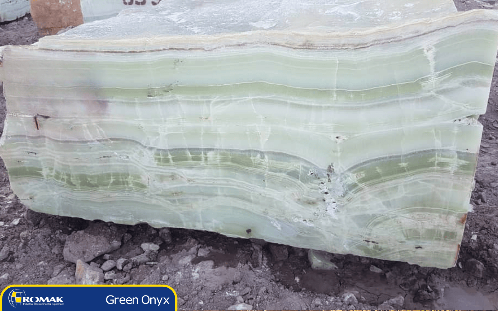 Green Onyx by Romak Trading:  Discover Premium Iranian Green Onyx for Your Next Luxury Project High-quality Iranian green onyx with translucent shades and natural veins, perfect for luxury interior designs and spa features