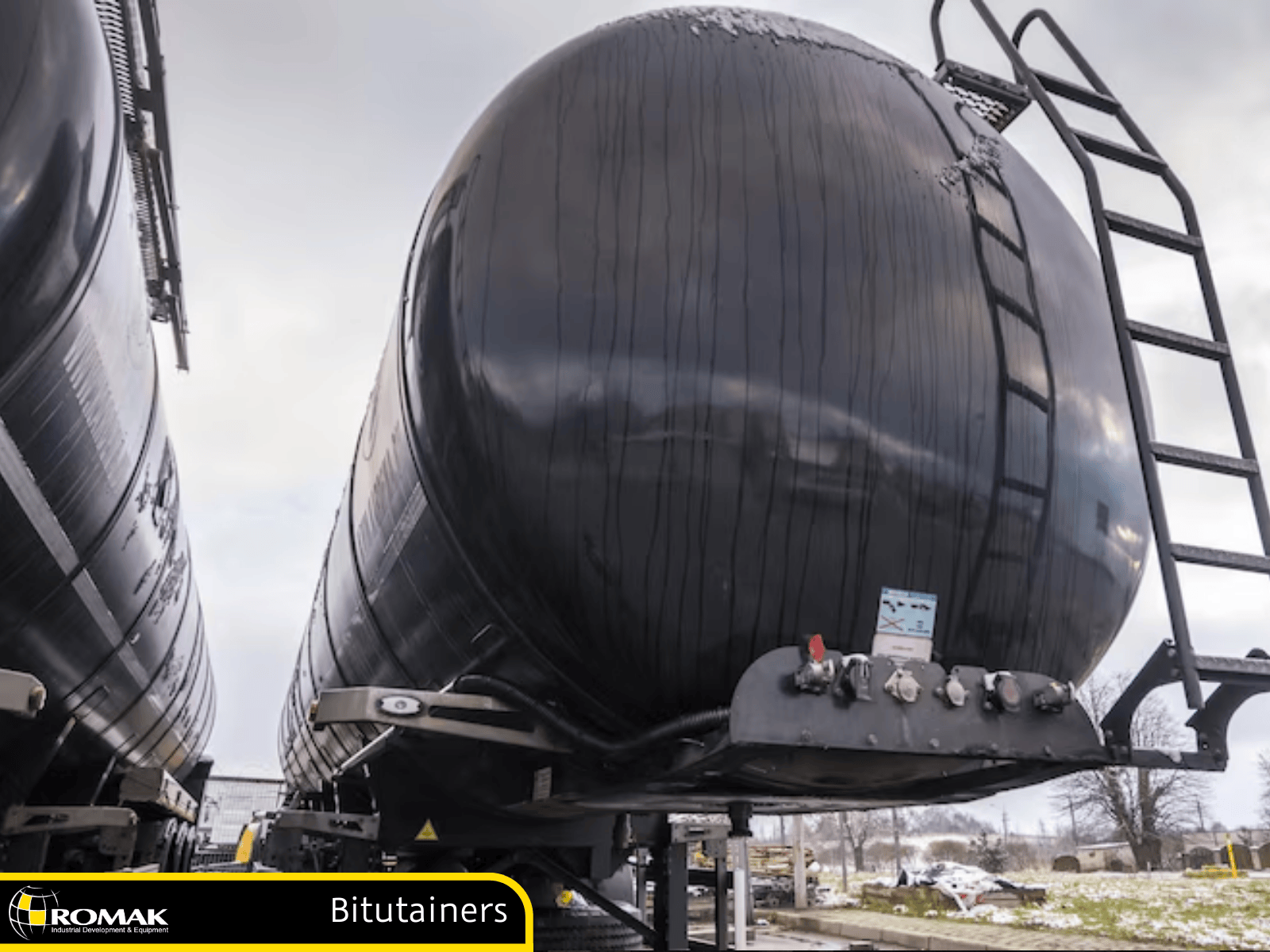 Romak Trading ISO Tank Containers for Iran Bitumen Bitutainers filled with Iran Bitumen supplied by Romak Trading