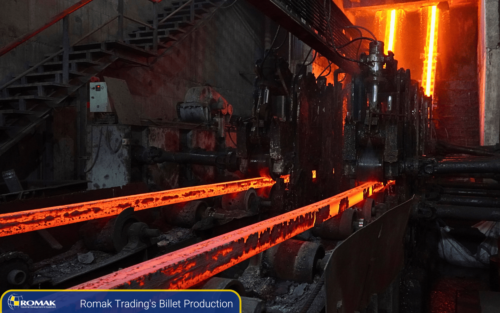 High-quality Iran Billet supplied by Romak Trading for global export.