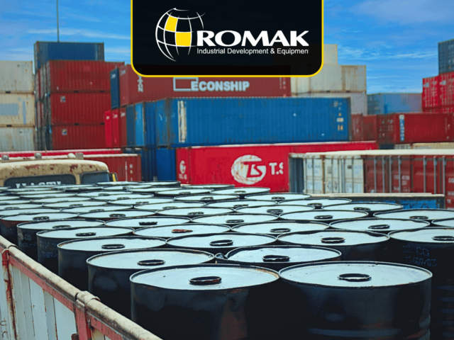 Iran Bitumen in new steel drums ready for export by Romak Trading